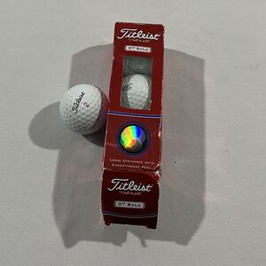 Tileist DT SoLo #2 Golf Balls Set Of 3 Long Distance Personalized NEW 2010